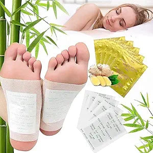 Kinoki Organic Natural ingredients in this foot pads Kit Cleansing Detox Foot Pads Toxins Stress Relief Pain Free Foot Pads for Release Body(pack of 10)