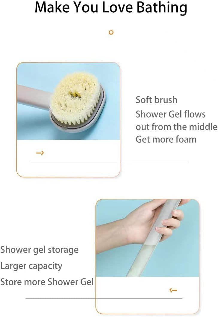 Long Handle Bath Massage Cleaning Brush